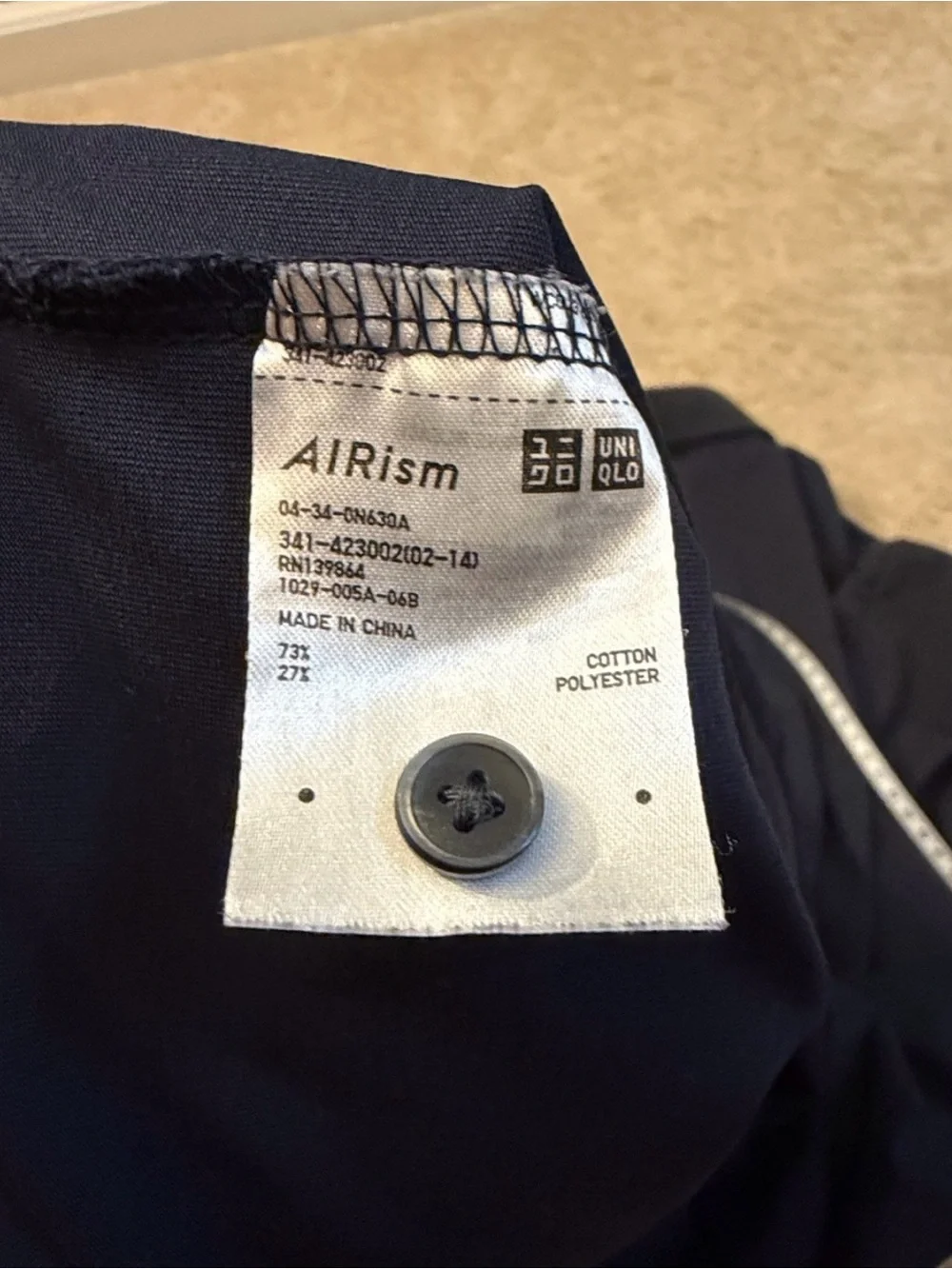 Uniqlo x Theory Men's AIRism Slim-Fit Short-Sleeve Polo Shirt (Theory) Large